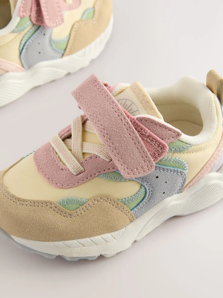 Next Coloris pastel - Baskets à lacets élastiques à fermeture tactile Discount