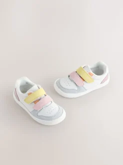 Next Coloris pastel - Baskets Barefoot en cuir à fermeture par contact Best