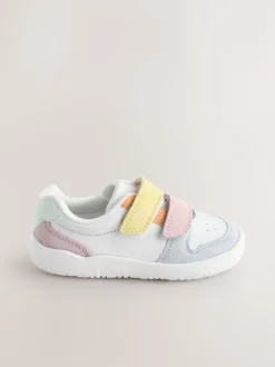 Next Coloris pastel - Baskets Barefoot en cuir à fermeture par contact Best
