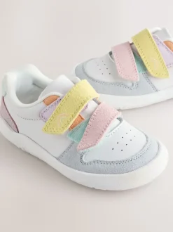 Next Coloris pastel - Baskets Barefoot en cuir à fermeture par contact Best