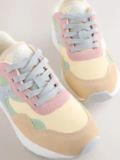 Next Coloris pastel - Baskets color block à lacets Clearance