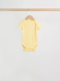 Next Coloris pastel - Lot de 5 bodies bébé à manches courtes