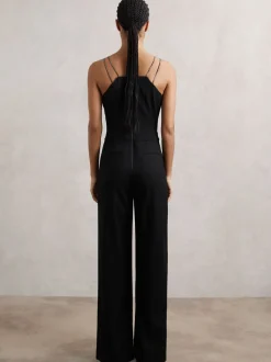 Reiss Combinaison ample Olara à bretelles en chaîne Discount