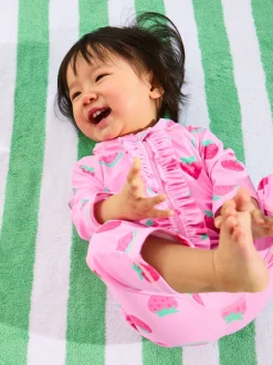 Jojo Maman Bébé Combinaison de protection solaire fraise Online