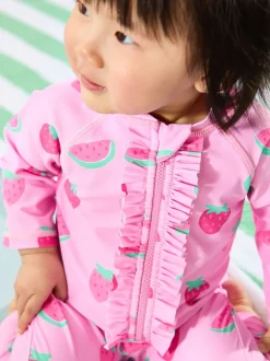 Jojo Maman Bébé Combinaison de protection solaire fraise Online