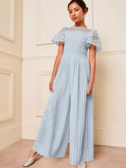 Lipsy Combinaison d'occasion en dentelle à manches volantes (5-16yrs) Discount