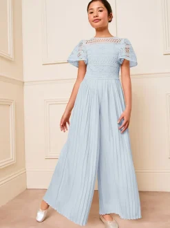 Lipsy Combinaison d'occasion en dentelle à manches volantes (5-16yrs) Discount