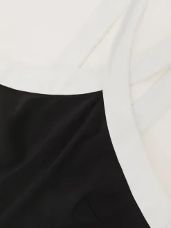 Reiss Combinaison dos nu jambe large Cliona color-block New