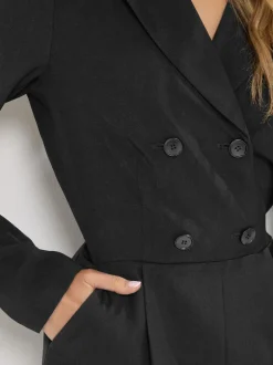 Long Tall Sally Combinaison à manches longues avec col Hot