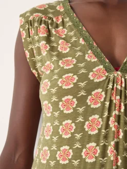 Monsoon Combinaison Maddie sans manches à imprimé fleuri New