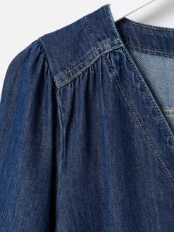 Oliver Bonas Combinaison en Denim à Col en V Ceinturée Best