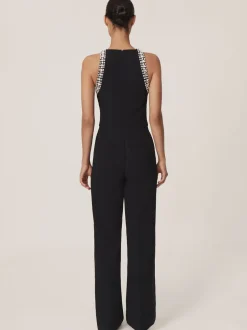 Reiss Combinaison Simone à découpe avec ornements de cristaux Hot