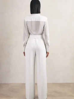 Reiss Combinaison smoking ample à manches transparentes Flora Clearance