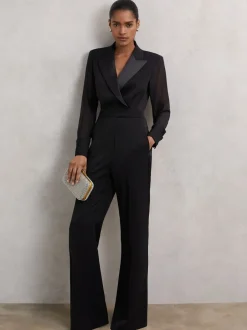 Reiss Combinaison smoking Perla à manches transparentes Hot