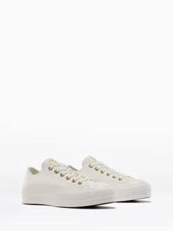 Converse Chuck Taylor All Star Lift Mono Leather Low Trainers