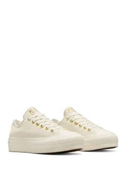 Converse Chuck Taylor All Star Lift Mono Leather Low Trainers
