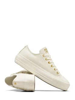 Converse Chuck Taylor All Star Lift Mono Leather Low Trainers