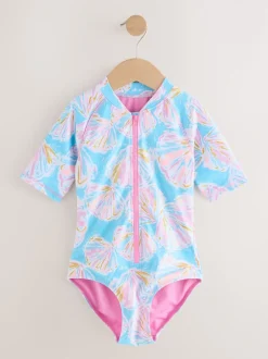Next coquille Bleu - Maillot de bain Sunsafe à manches courtes (3mois à16ans) Sale