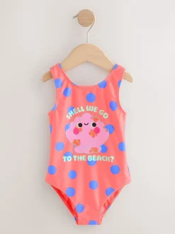 Next Corail rose à pois - Maillot de bain (3mths-7yrs) Discount