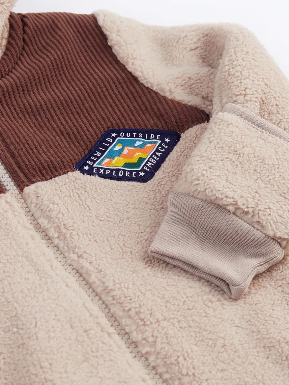 Frugi Costume Cord Ted Marron Snuggle New