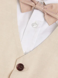 Monsoon Costume élégant en lin Blend 4 pièces Sale