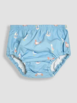 Jojo Maman Bébé Couche de bain Bleu Discount