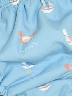 Jojo Maman Bébé Couche de bain Bleu Discount