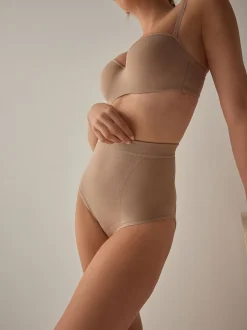 Next Couleur praline - Slips gainants fermes sans coutures pour le contrôle du ventre New