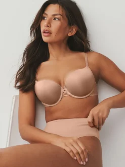 Next Couleur praline - Soutien-gorge plongeant triple boost A-DD push-up Hot