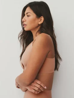 Next Couleur praline - Soutien-gorge multiposition A-E à décolleté plongeant profond New