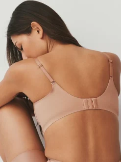 Next Couleur praline - Soutien-gorge multiposition A-E à décolleté plongeant profond New