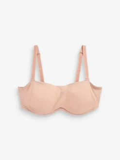Next Couleur praline - Soutien-gorge bandeau sans bretelles DD+ sans rembourrage Minimise Online