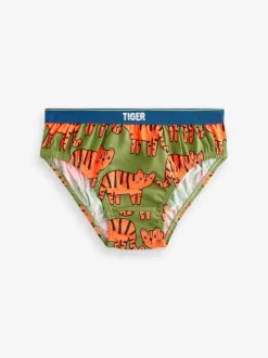 Next Couleurs vives à imprimé animal - Lot de 7 slips en coton (1.5-10ans) Hot