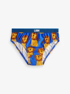 Next Couleurs vives à imprimé animal - Lot de 7 slips en coton (1.5-10ans) Hot