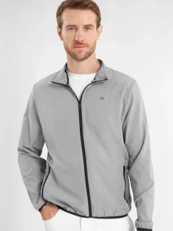 Calvin Klein Golf Coupe-vent Argent Motion zippé Hot