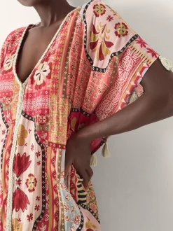 Monsoon Court caftan Patti à imprimé Tile Best