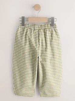 Next Court Harlequin Vert/Bleu - Pantalon à enfiler Barrel (3mois7ans) (3mois à7ans)