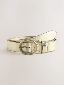 Next Craquelé Or - Ceinture régulière en PU Sale