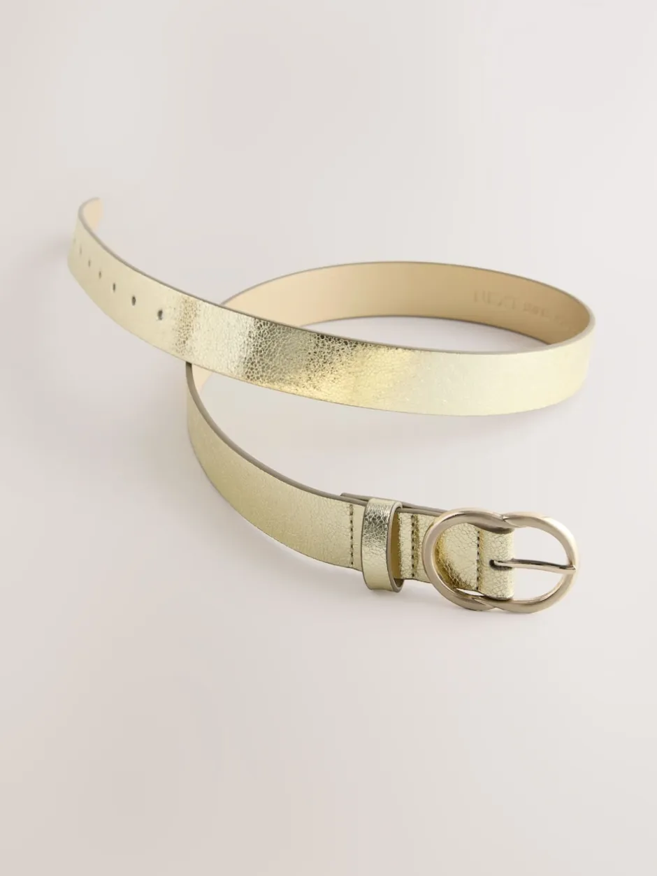 Next Craquelé Or - Ceinture régulière en PU Sale