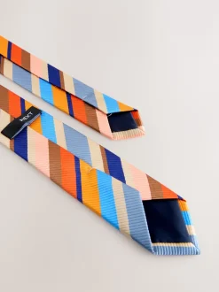 Next - Cravate (3-16 ans) Cravate à rayures multicolores Discount