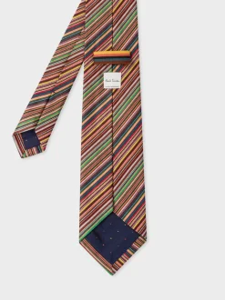 PS Paul Smith Cravate en soie Paul Smith Signatures Rayure 6cm