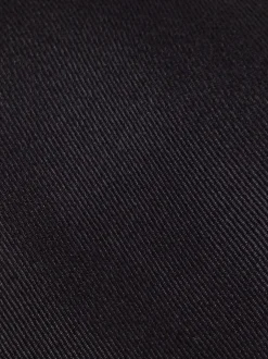 Hawes & Curtis Cravate unie Repp noire Clearance