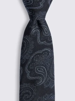 MOSS Cravate à motif paisley Clearance