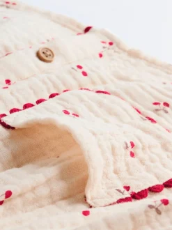 Next Cream/ cerise rouge - Hauts et Pantalons bébé à Manches longues Ensemble 2 pièces (0mois-2ans)