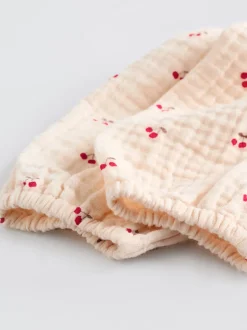 Next Cream/ cerise rouge - Hauts et Pantalons bébé à Manches longues Ensemble 2 pièces (0mois-2ans)