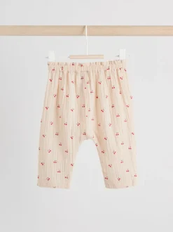 Next Cream/ cerise rouge - Hauts et Pantalons bébé à Manches longues Ensemble 2 pièces (0mois-2ans)