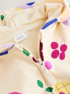 Next Cream Fruit - Sweat à capuche zippé (3mths-7yrs) Online