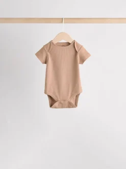 Next Crème - Bébé Manches courtes Bodysuits 5 Pack Clearance