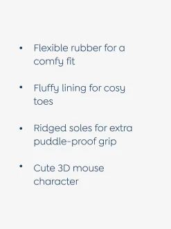 Jojo Maman Bébé Crème - Bottes de pluie imprimées courtes Discount