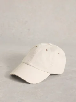 White Stuff Crème - Casquette de baseball 100% coton Sale